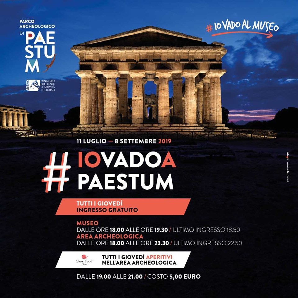 aperitivo museo Paestum